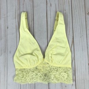 Free People Yellow Teegan Bralette